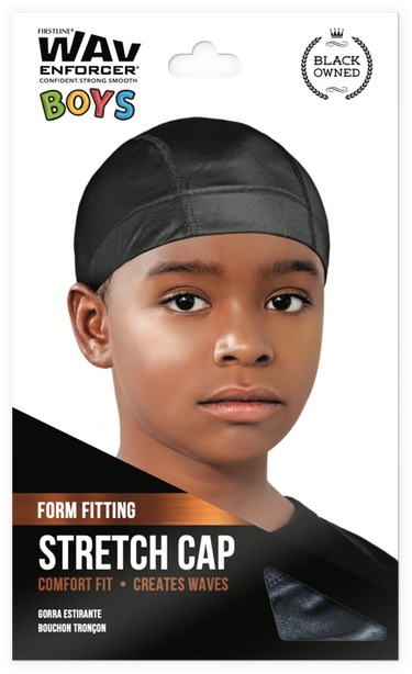 WavEnforcer Boys Stretch Cap – Form Fitting Comfort Fit 805 - ANNS BEAUTY SUPPLY